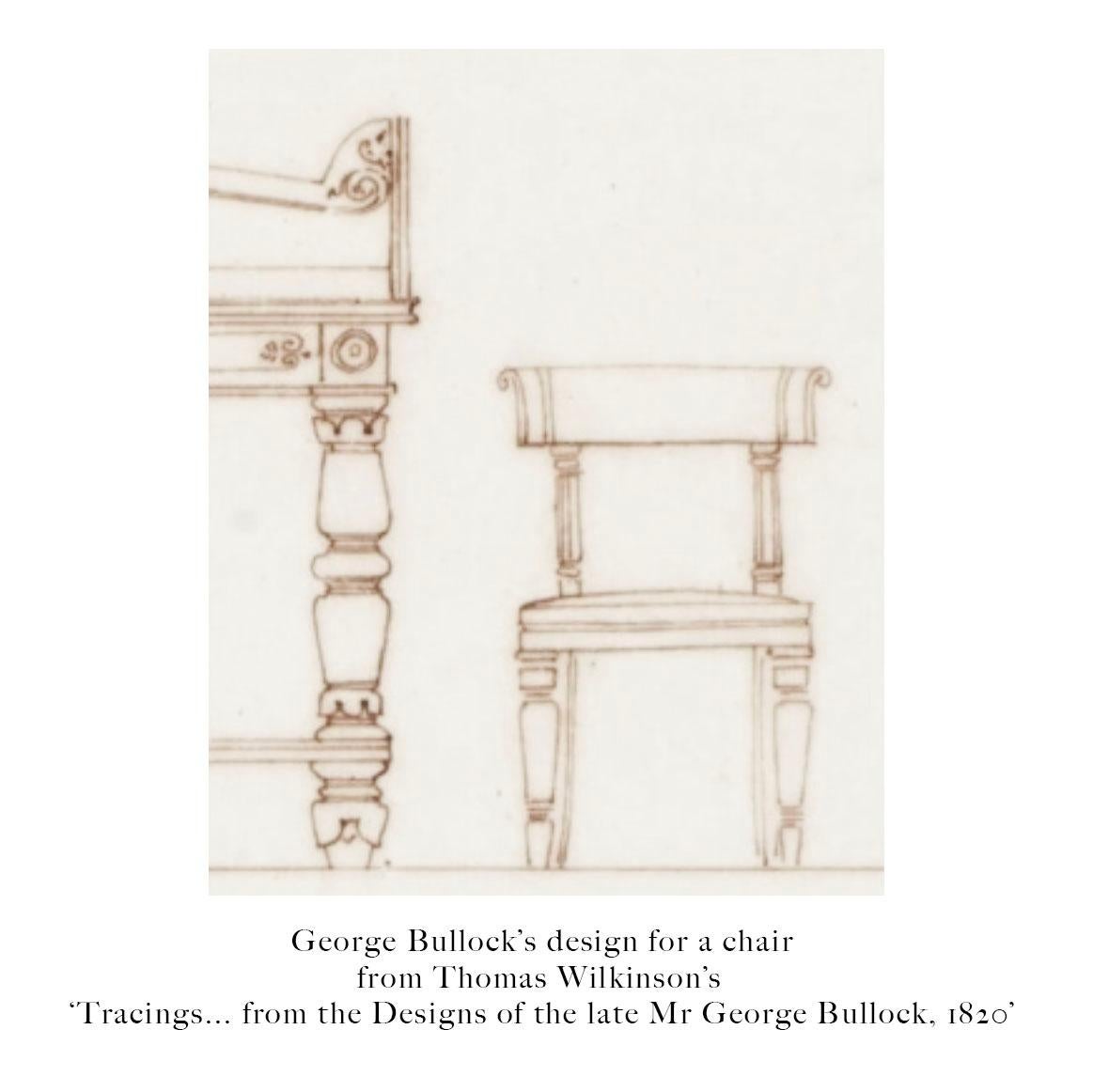 Paire de chaises Regency, attribuée à George Bullock Bon état - En vente à Richmond, London