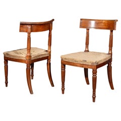 Vintage Pair of Regency Chairs, attributed to George Bullock