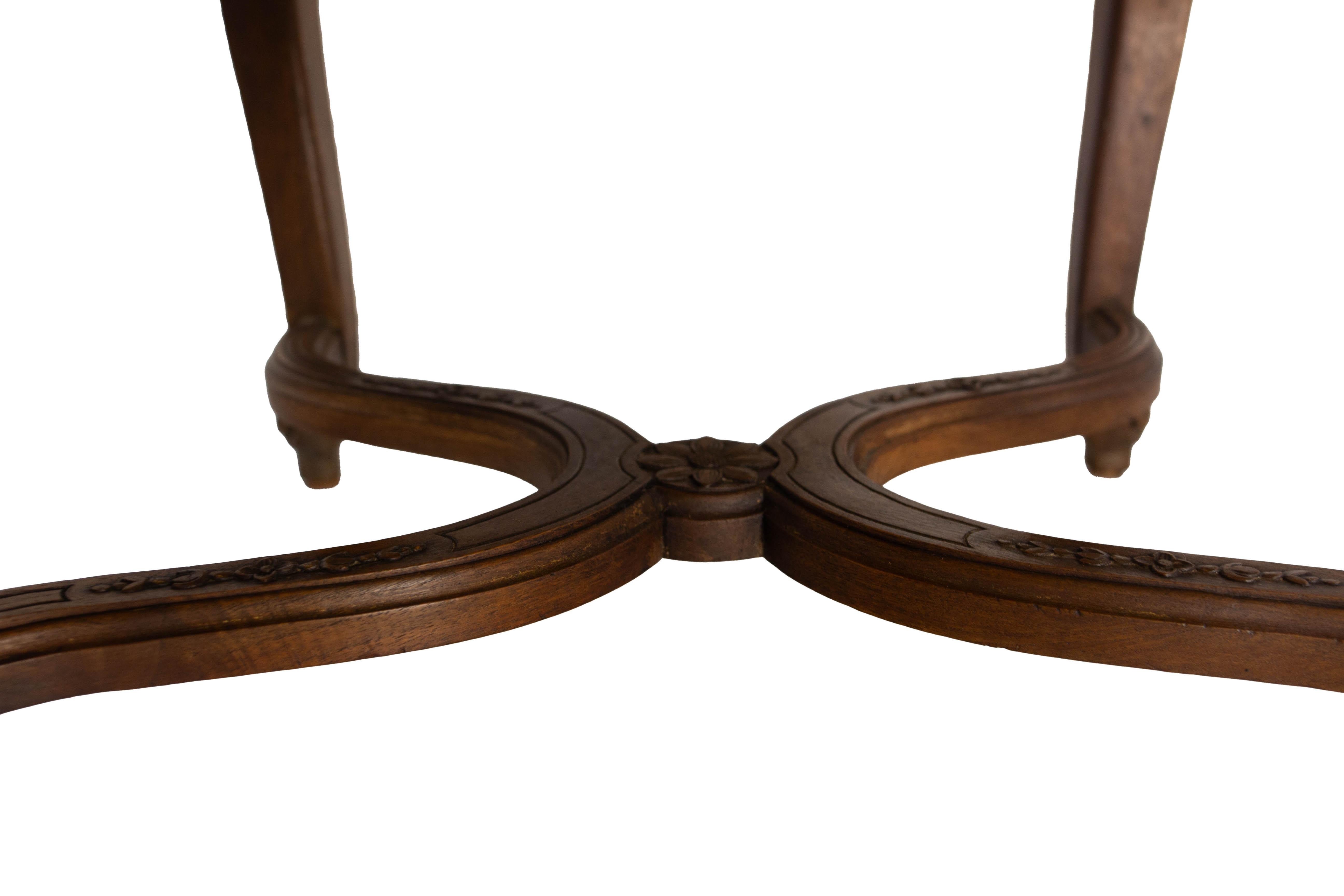 Pair of Regency Chairs or Fauteuils to be Re-Upholstered Midcentury For Sale 3