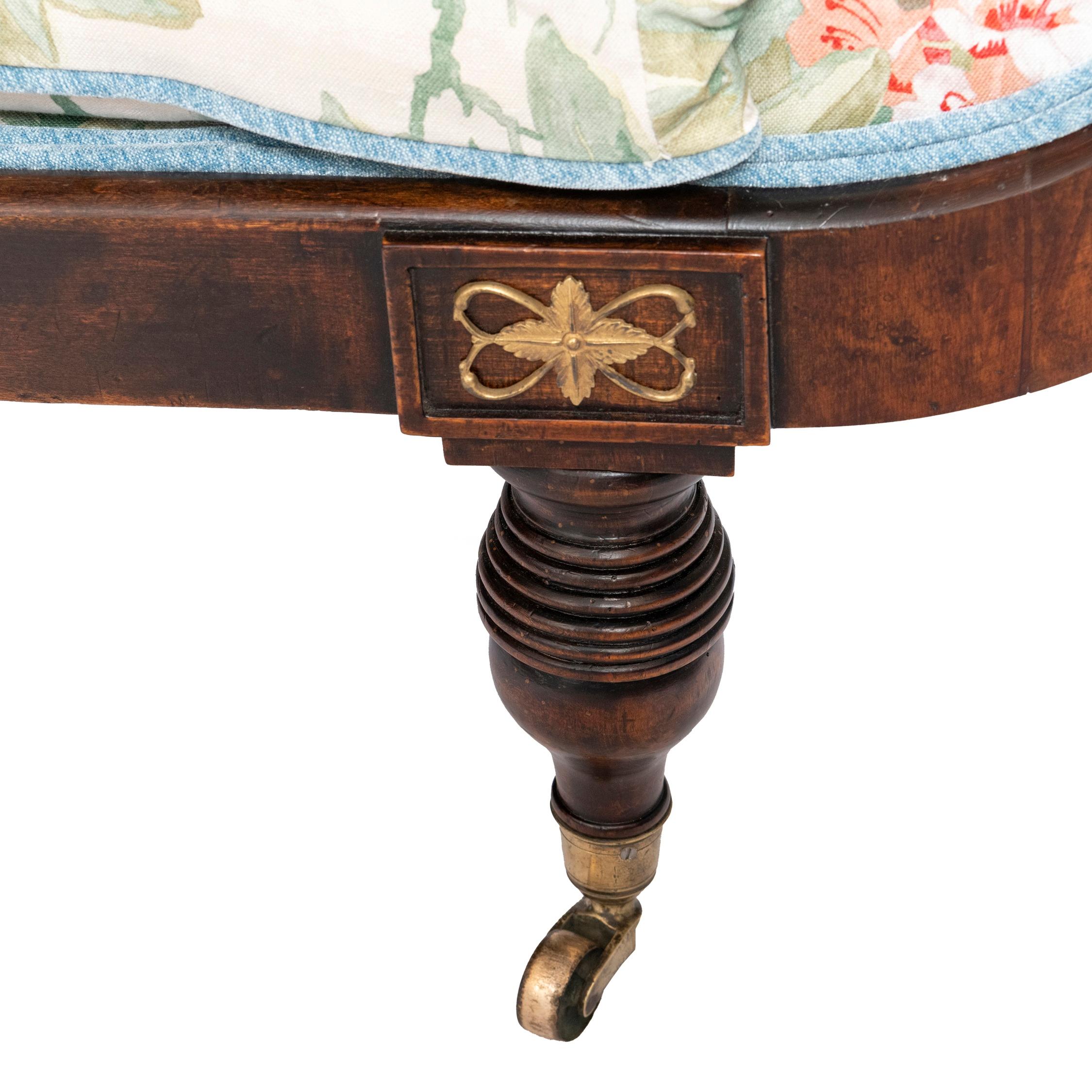 Paire de chaises longues Regency, Angleterre vers 1820 en vente 4