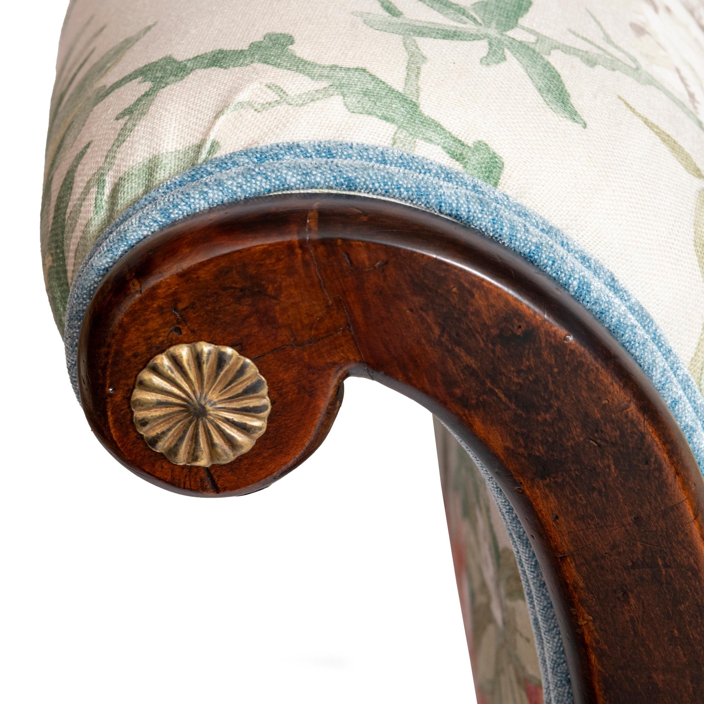 Paire de chaises longues Regency, Angleterre vers 1820 en vente 8