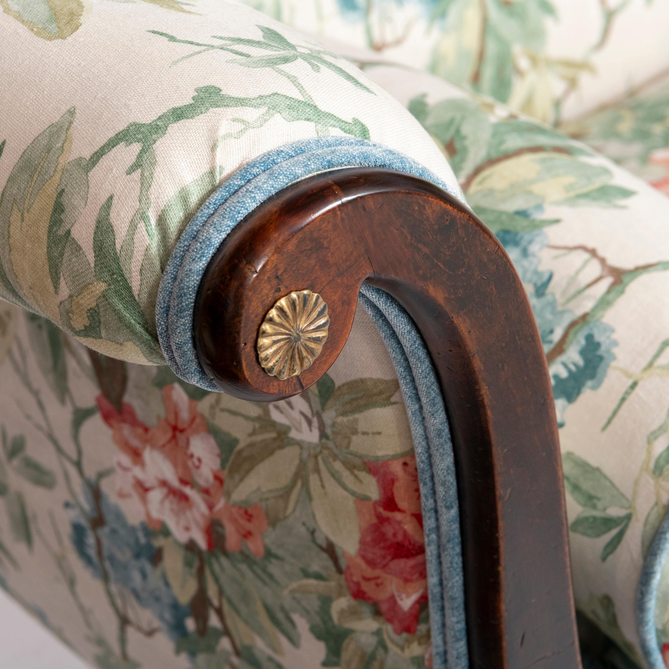 Paire de chaises longues Regency, Angleterre vers 1820 en vente 9