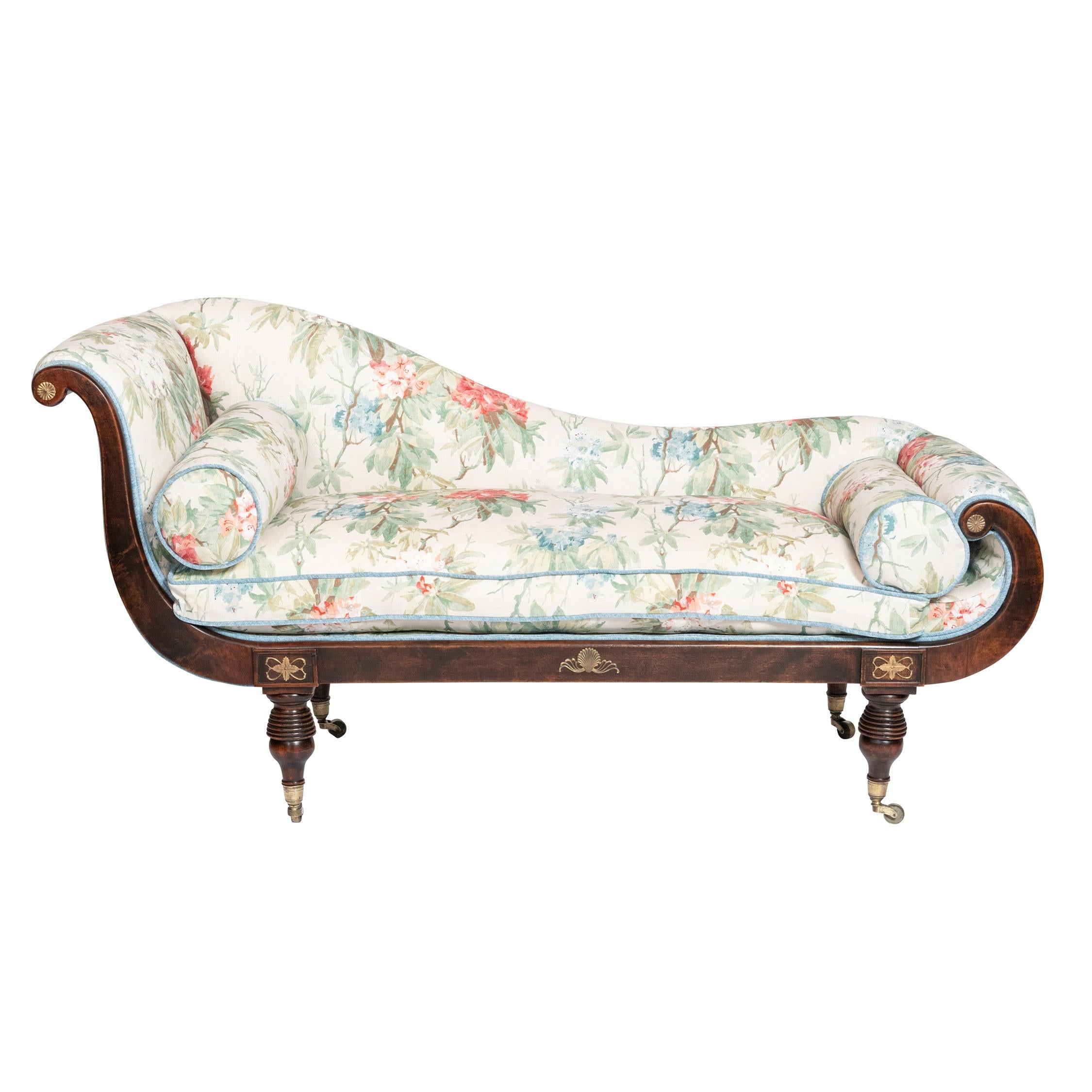 Britannique Paire de chaises longues Regency, Angleterre vers 1820 en vente