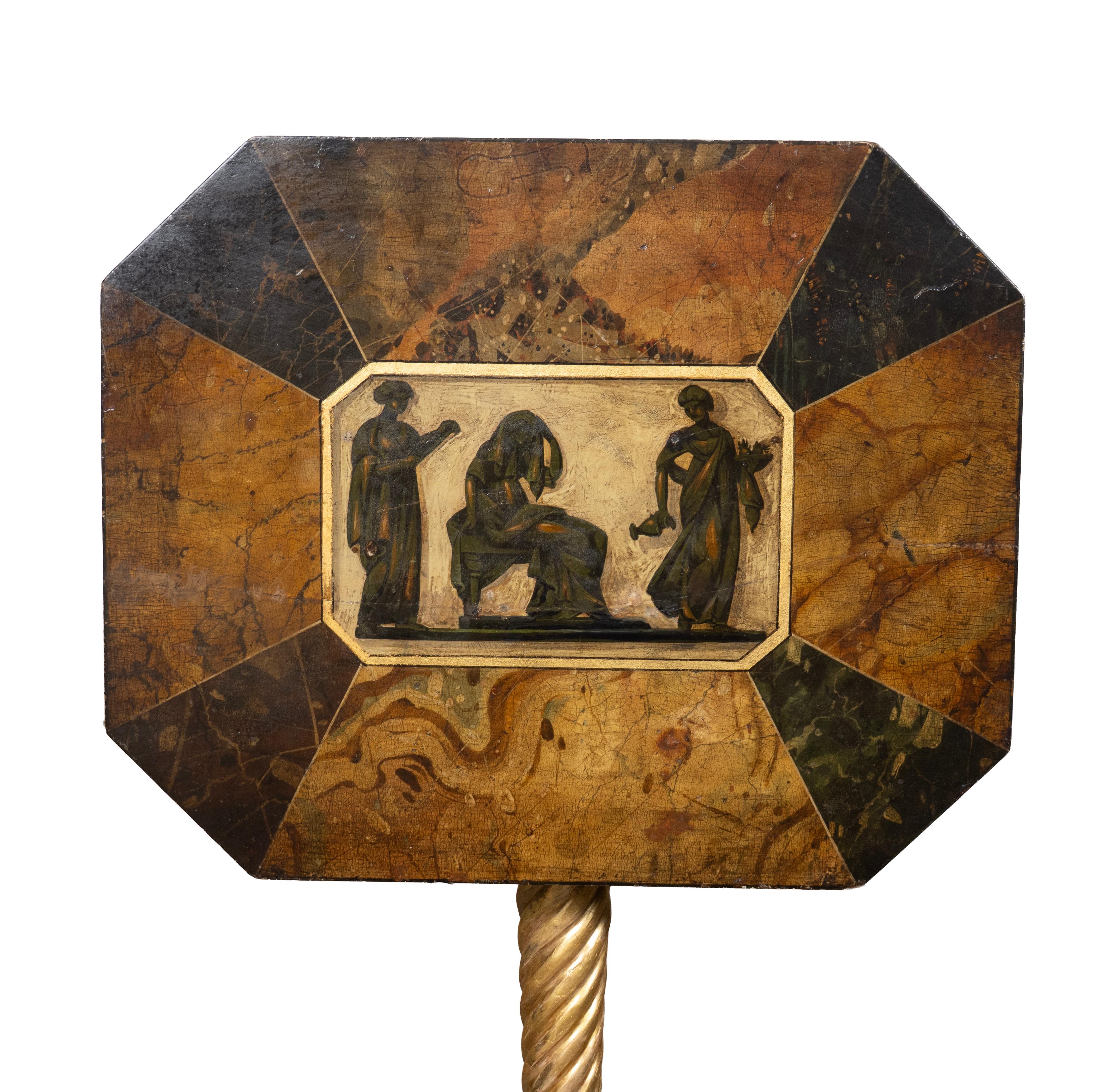 Regency Paire de chandeliers de style Régence en bois doré et ébonisé