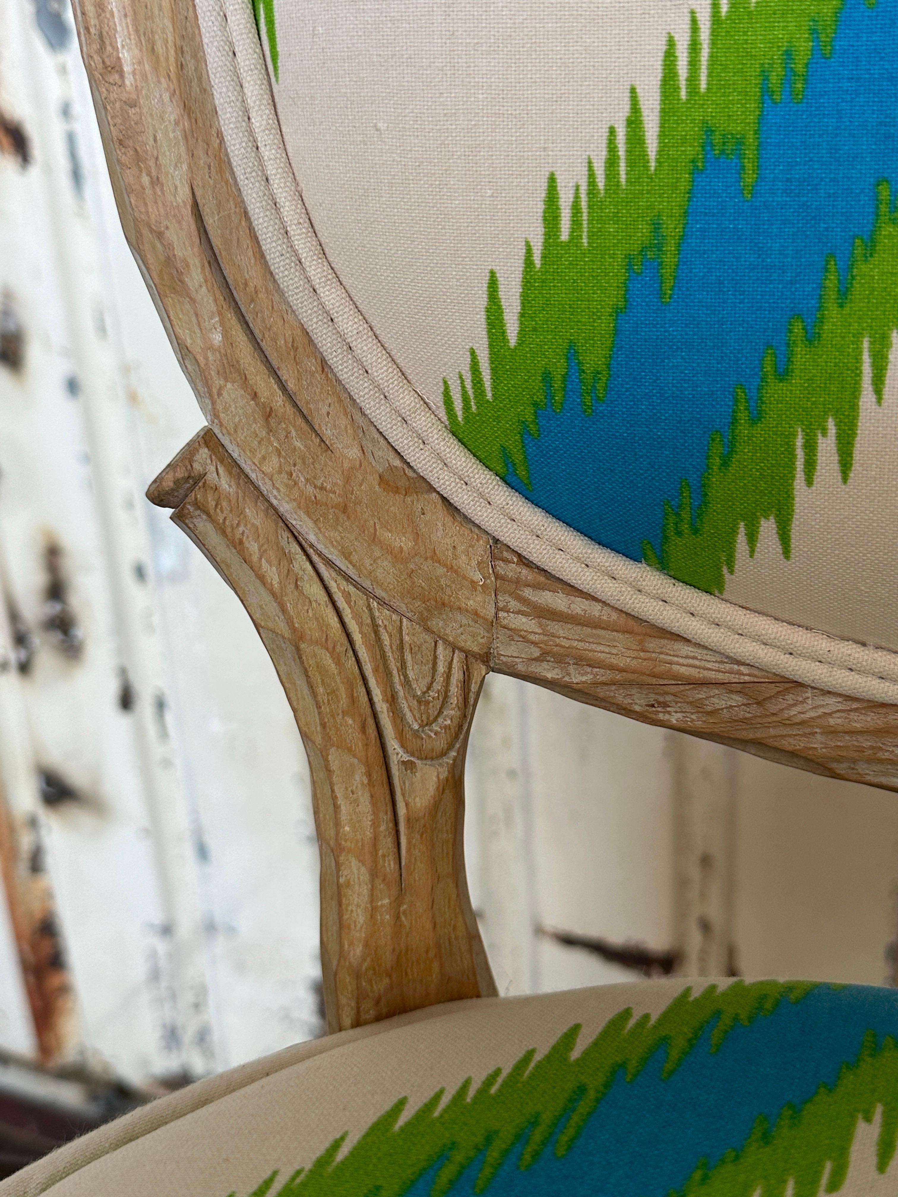 Pair of Regency Faux Bois Twig Bar Stools 9