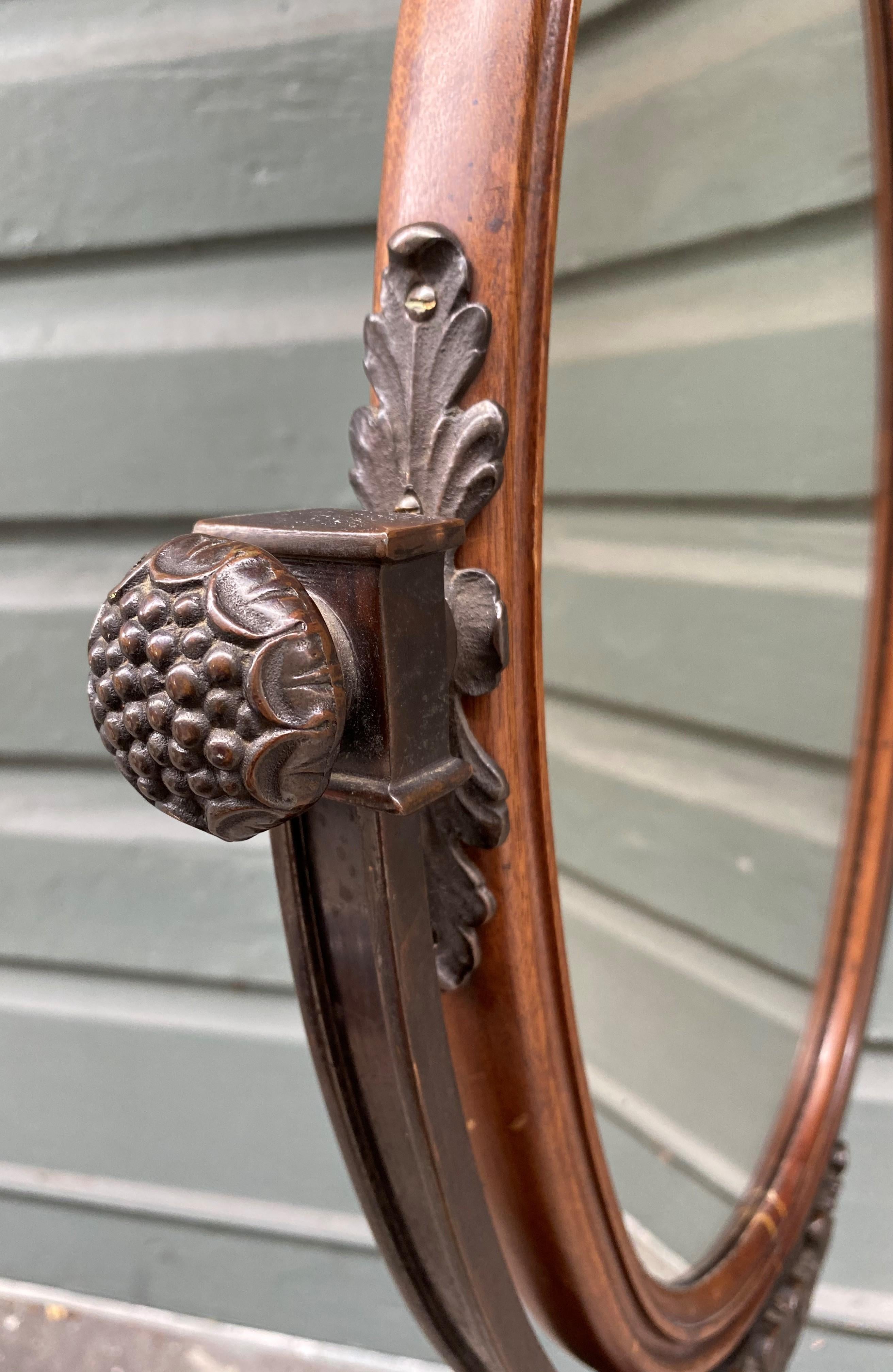 Bronze Paire de miroirs de table de style Régence anglais