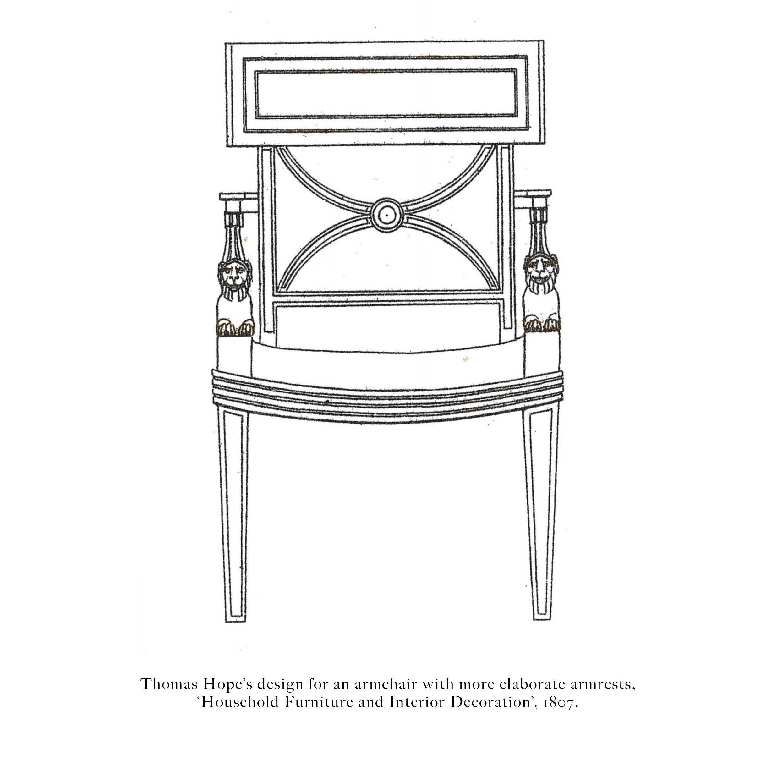 Paar Klismos-Stühle im Regency-Stil, Gillows zugeschrieben, frühes 19. Jahrhundert im Angebot 8