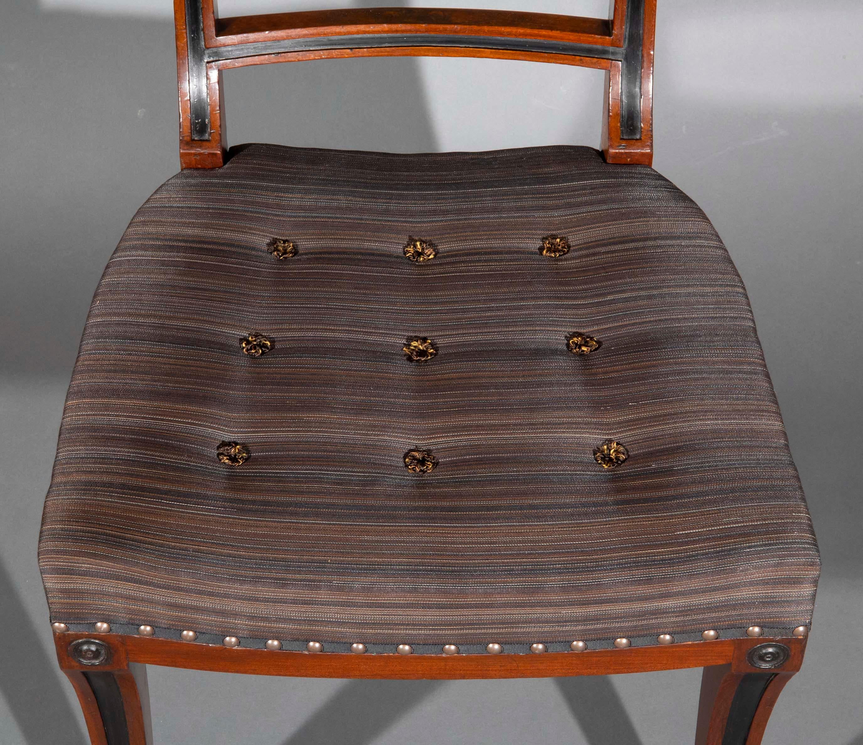 Pair of Regency Klismos Chairs For Sale 3