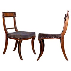 Pair of Regency Klismos Chairs