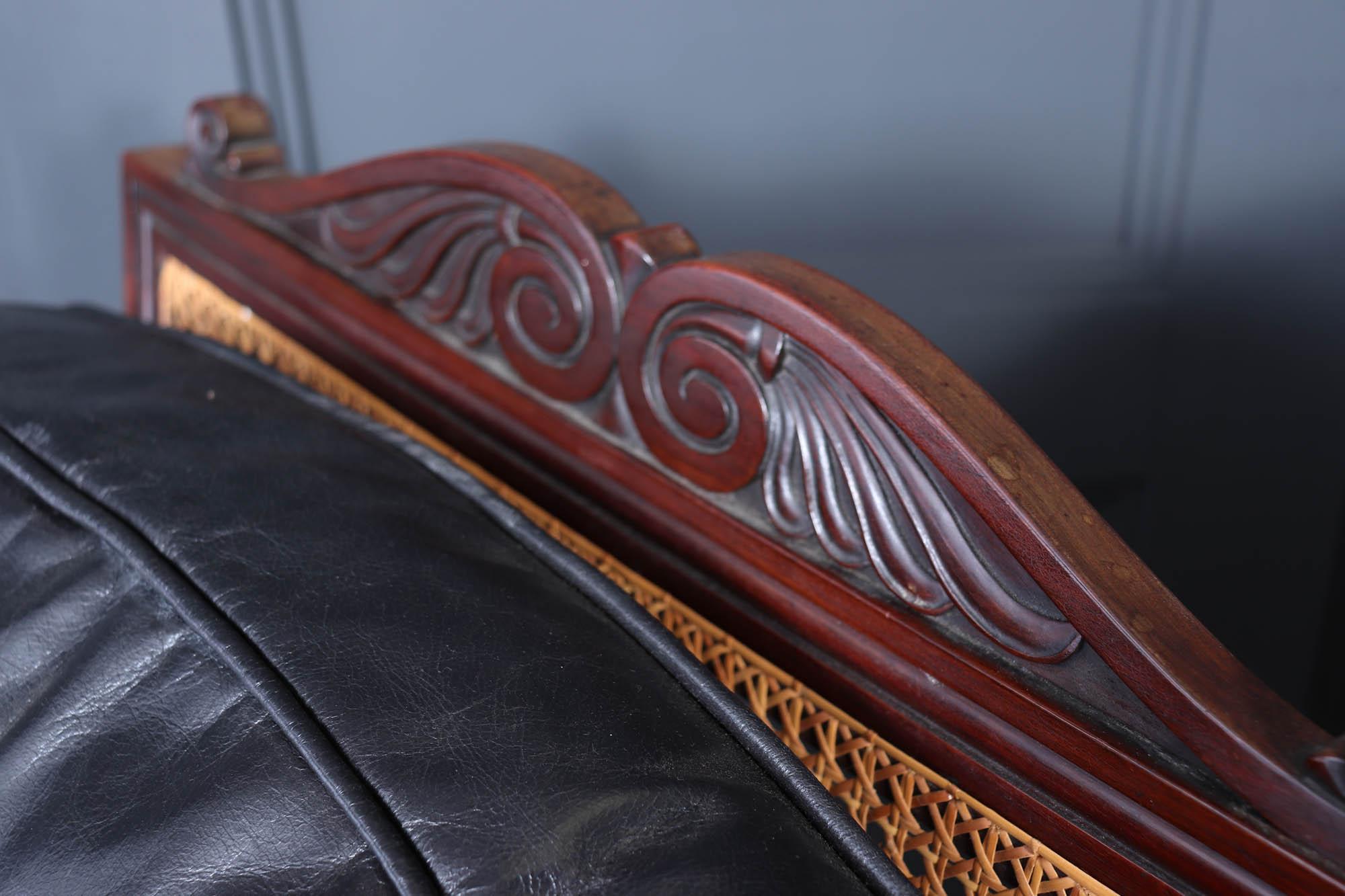 Pair of regency Library Chairs Attributed to Gillows For Sale 7