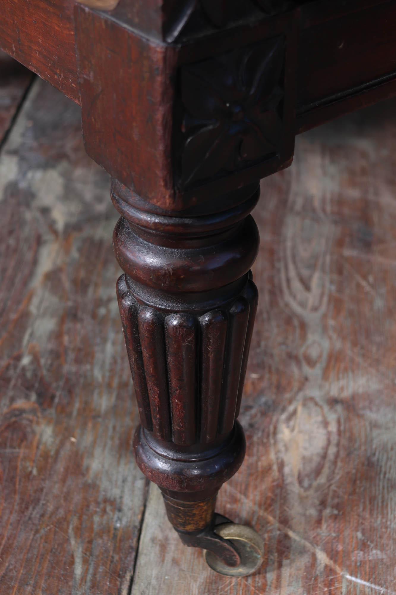 Pair of regency Library Chairs Attributed to Gillows For Sale 8