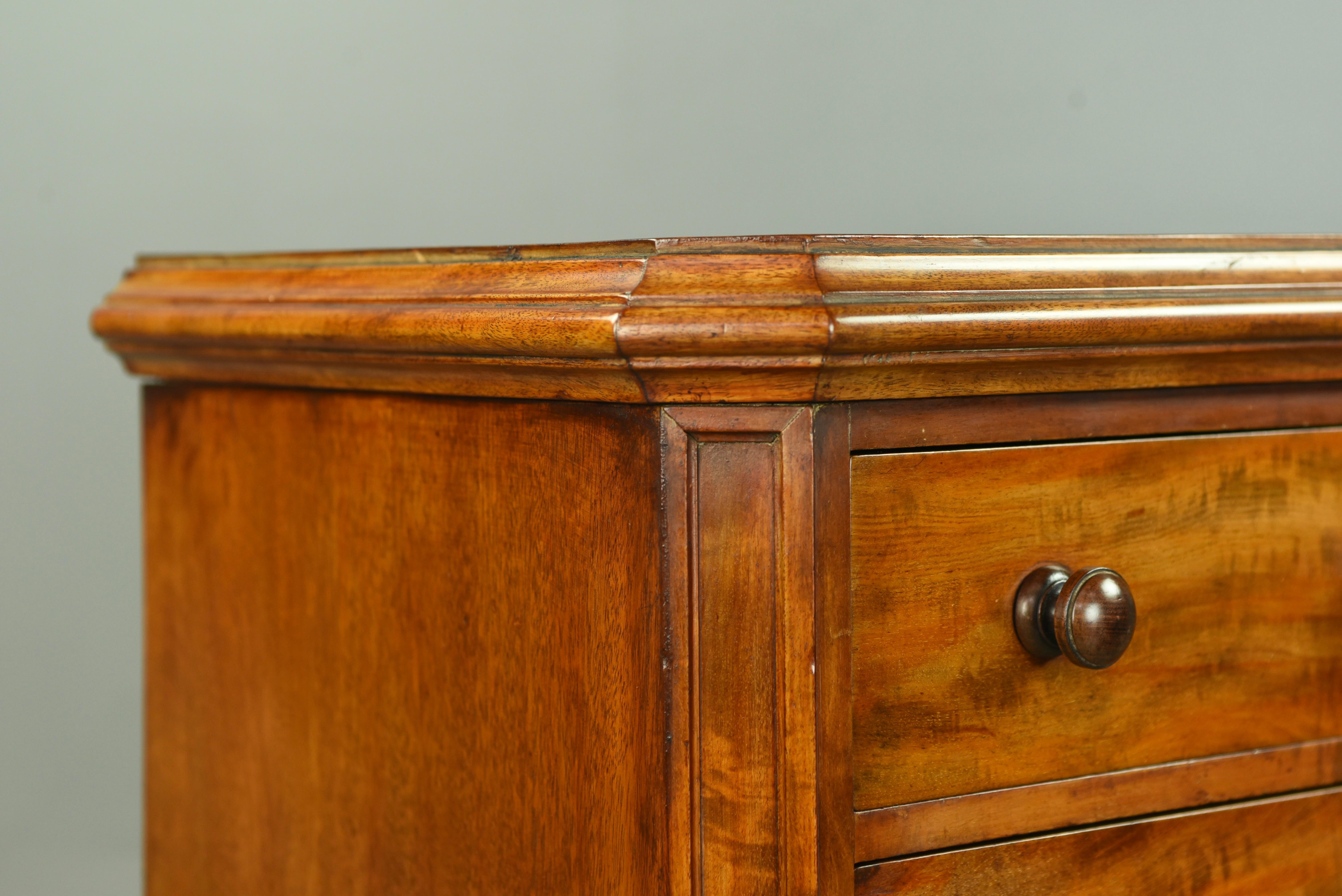 Pair of Regency mahogany bedside chests of drawers/ commodes For Sale 3