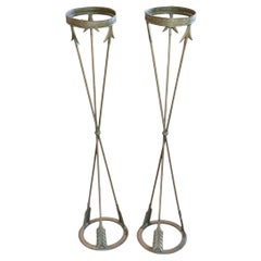 Pair of Regency Metal Plant Stands