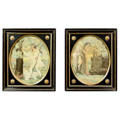 Pair of Regency Needleworks