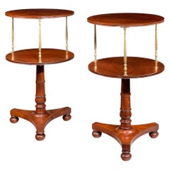 Antique Pair of Regency Period Dumbwaiters