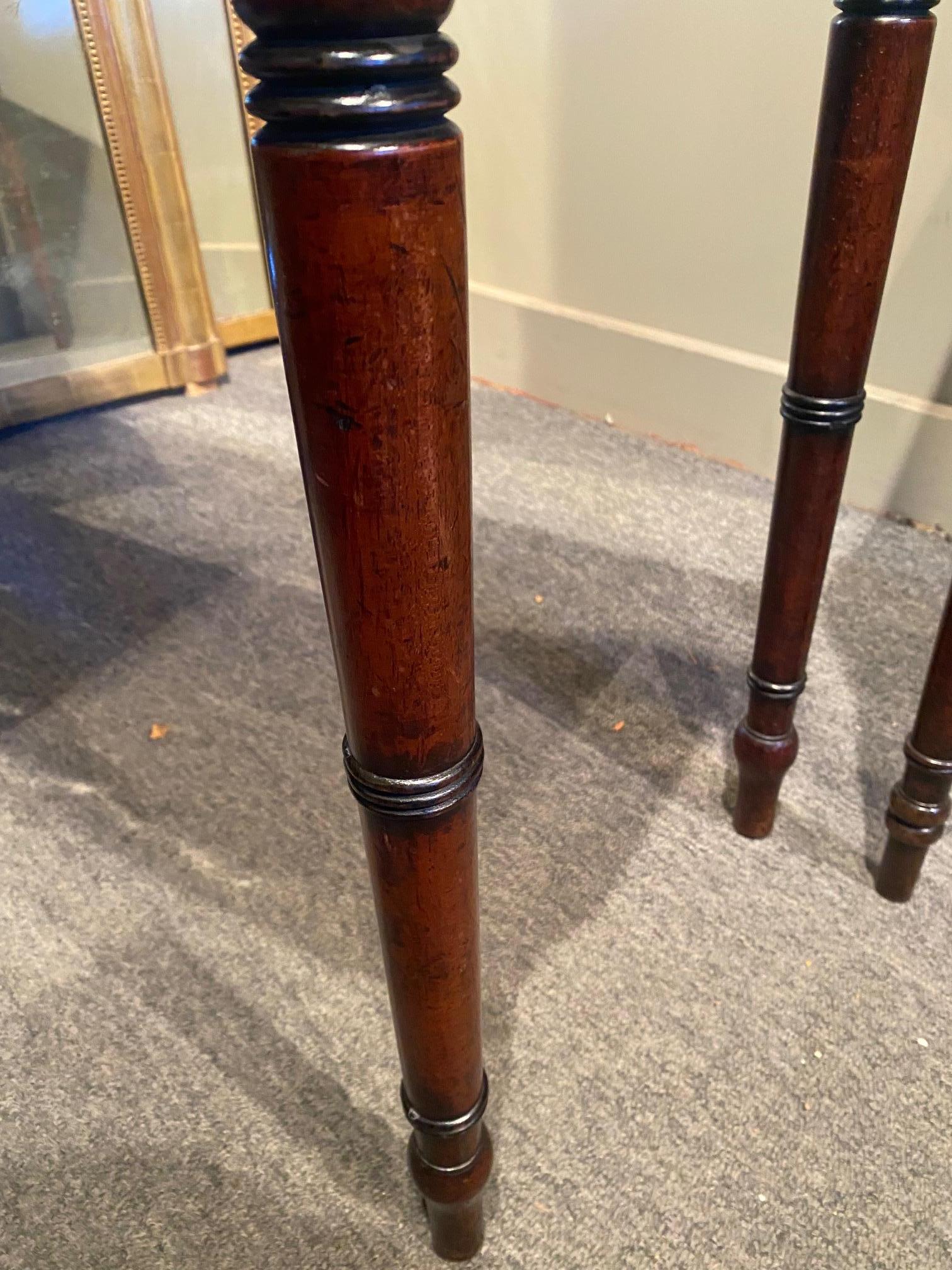Pair of Regency Period Mahogany Games/tea tables 2