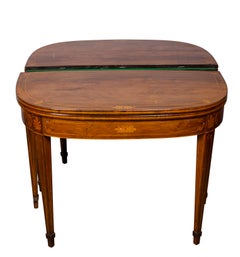 Pair of Regency Rosewood and Satinwood Games Tables