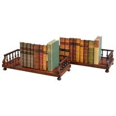 Pair of Regency Rosewood Book Stands