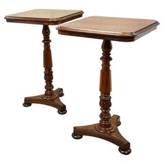 Paire de tables de style Regency en bois de rose