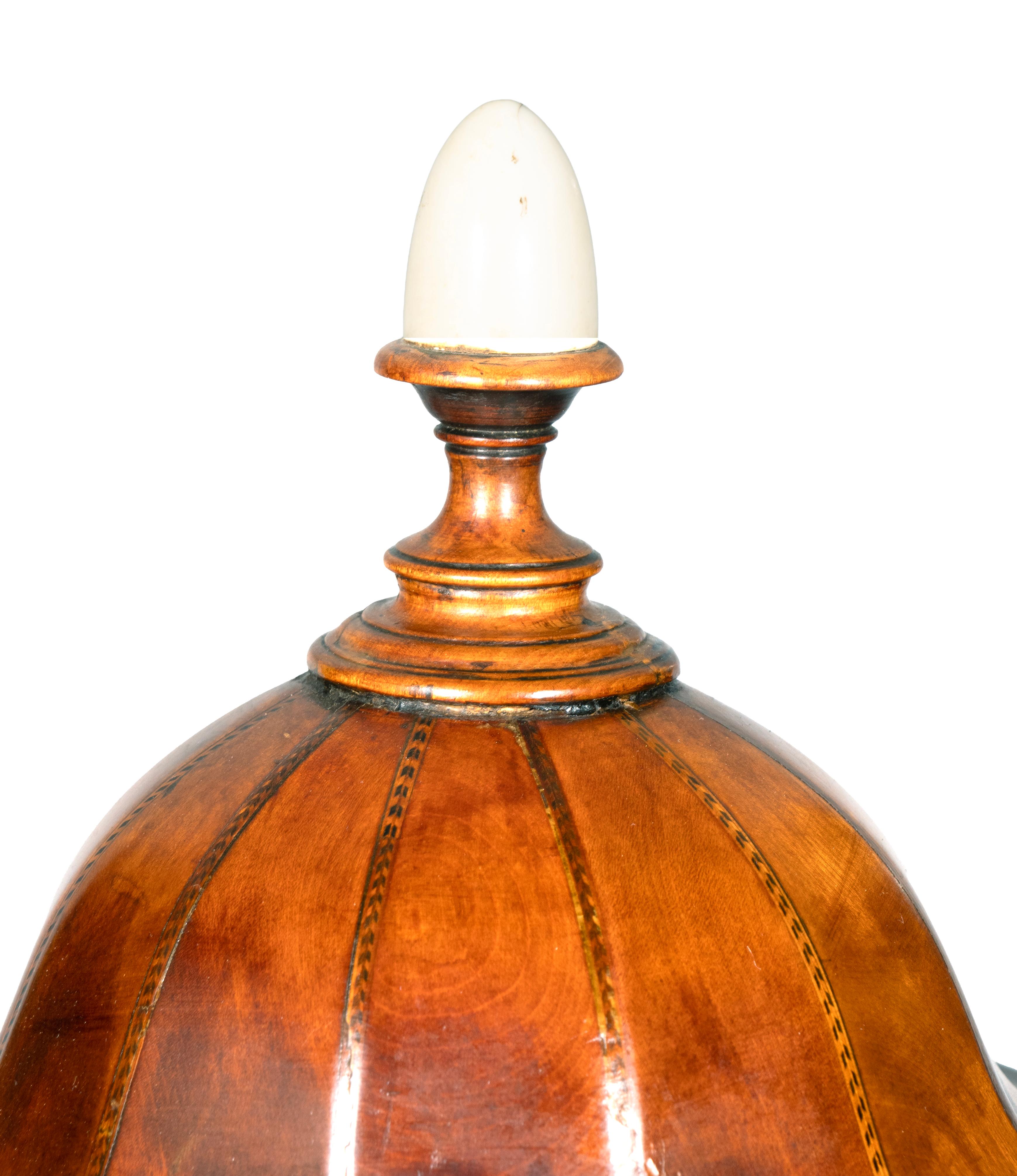 Pair Of Regency Satinwood Urn Form Knife Boxes For Sale 4