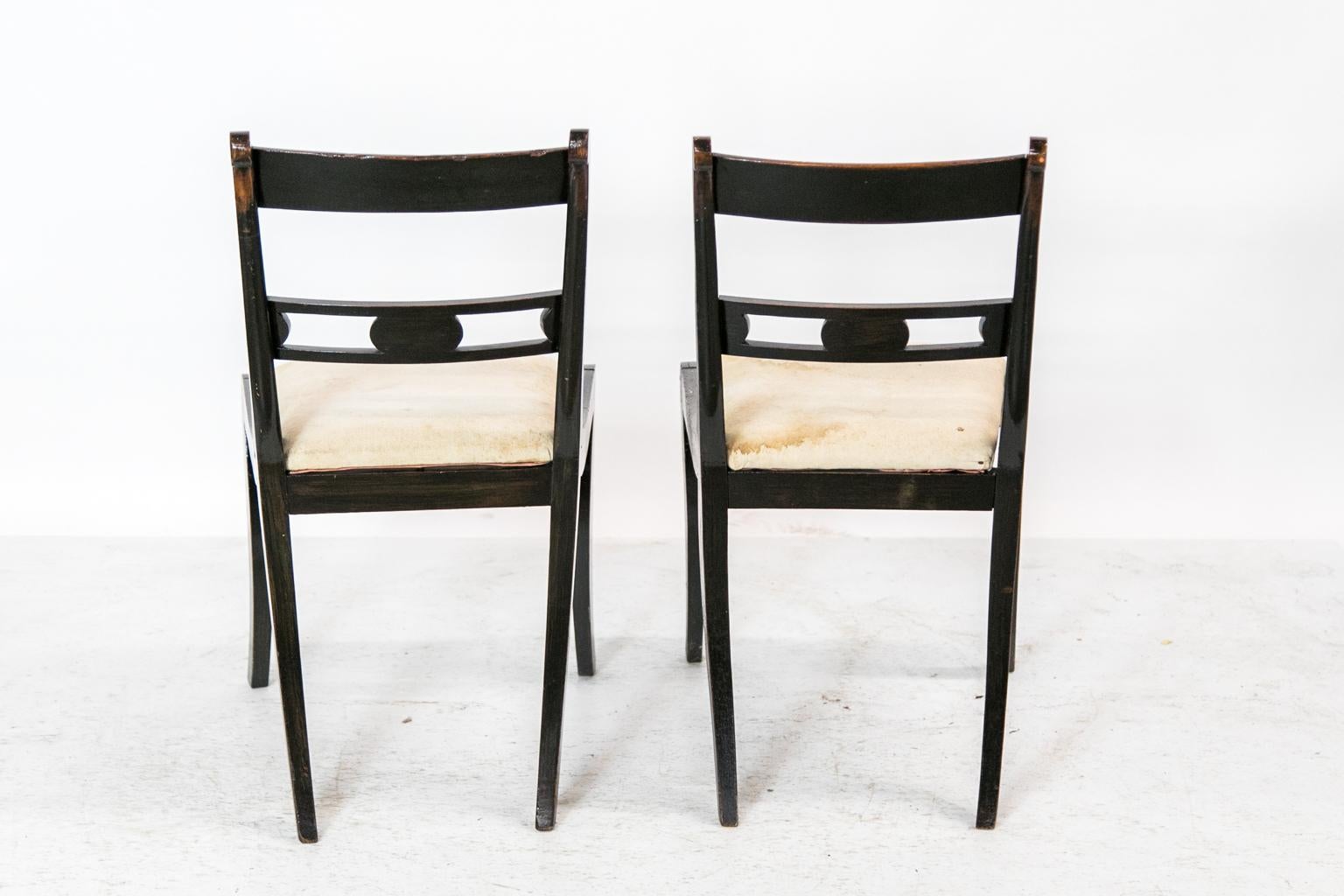 Pair of Regency Side Chairs 1