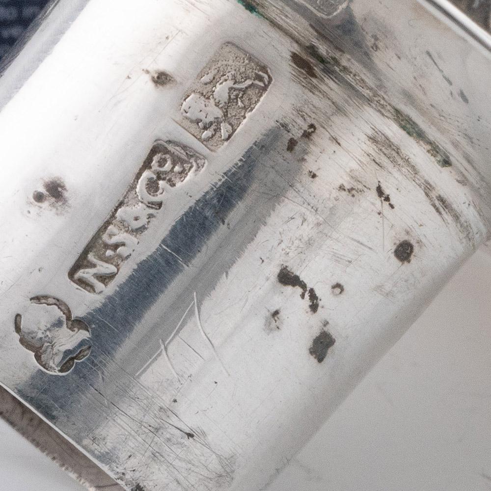 Pareja de candelabros de plata de la Regencia Sheffield 1811 5