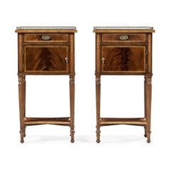 Pair of Regency Style Bedside Tables