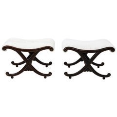 Pair of Regency Style Benches, circa 1970s