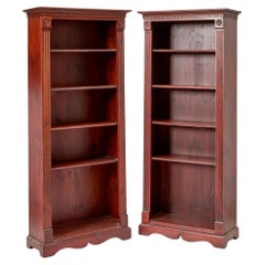 Coppia di librerie in stile Regency
