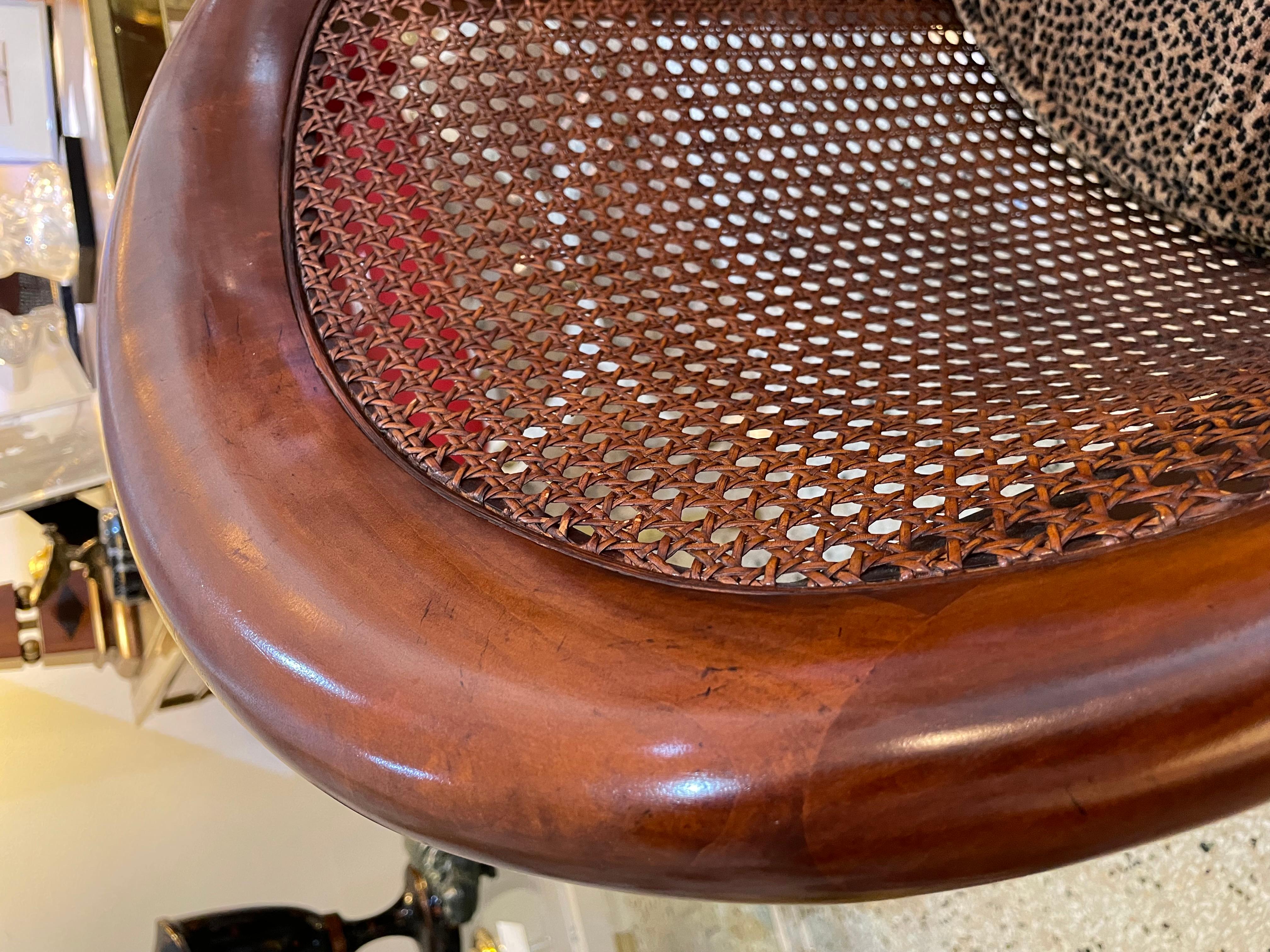 Pair of Regency Style Chairs by Baker For Sale 11