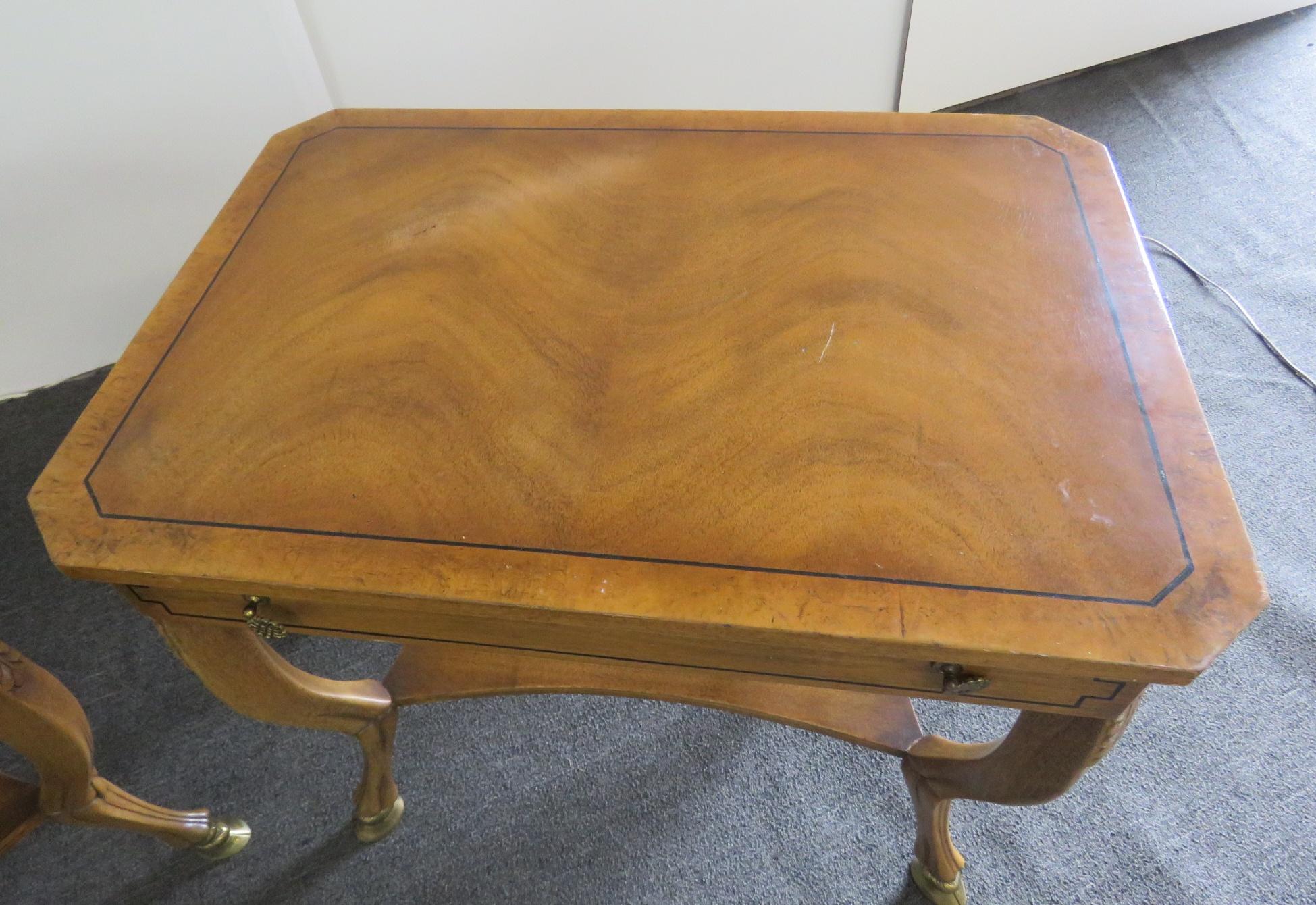 20th Century Pair of Regency Style End Tables