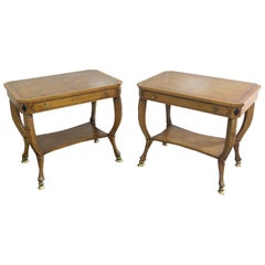 Pair of Regency Style End Tables