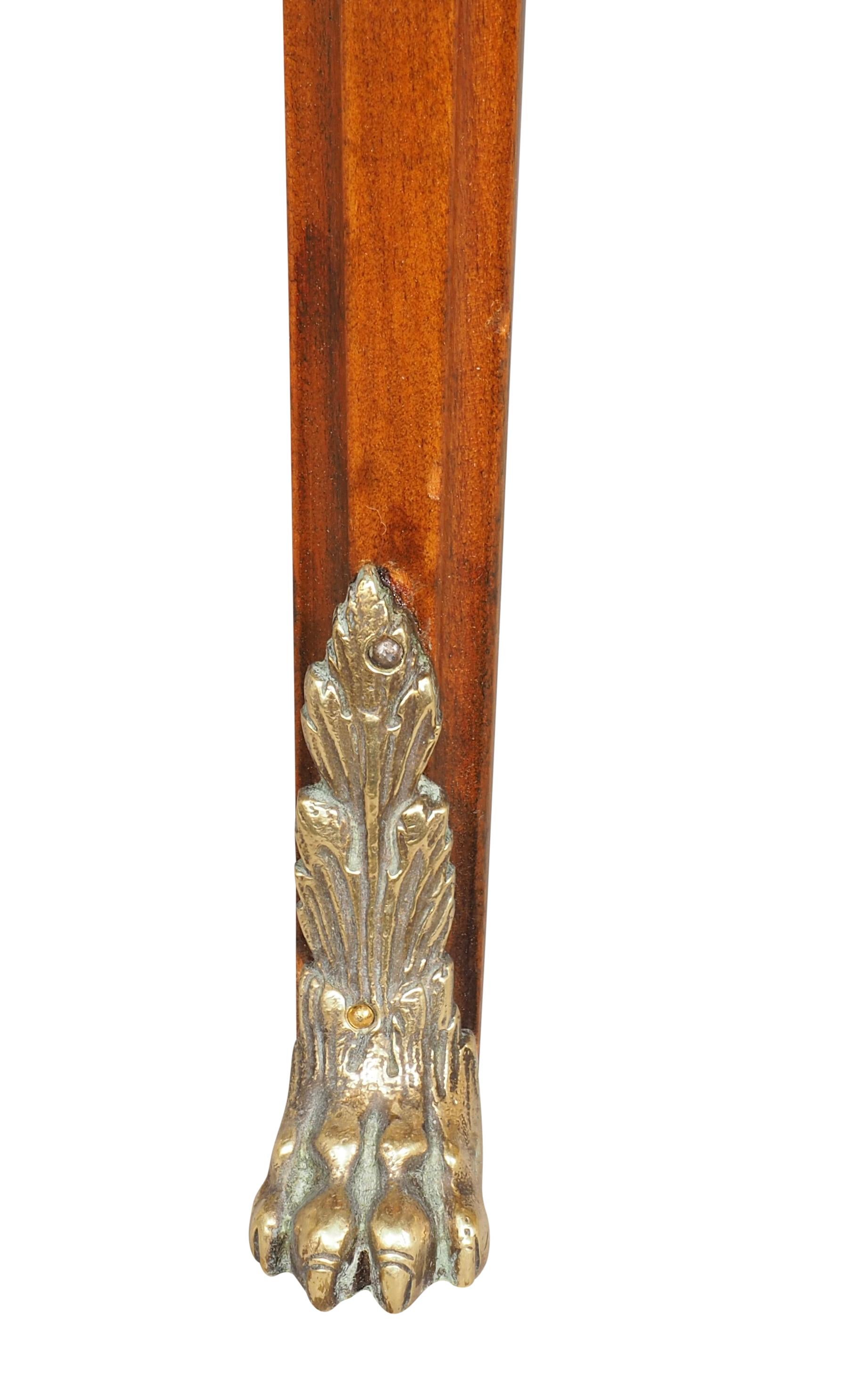 Pair Of Regency Style Inlaid Mahogany Side Tables 6