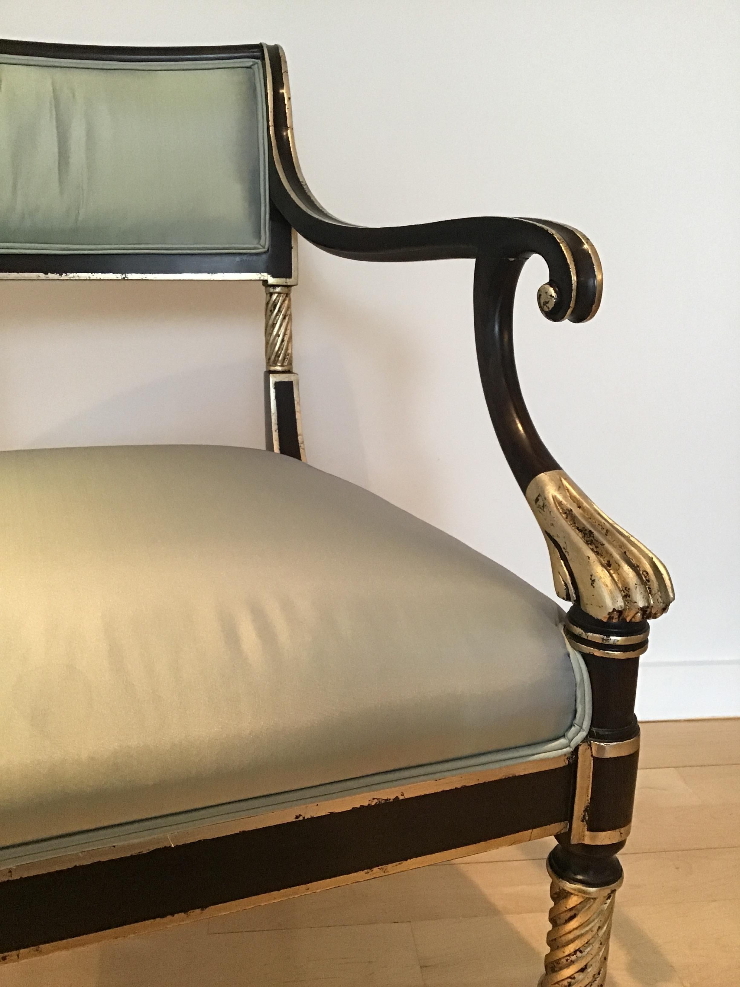 Pair of Regency Style Karges Armchairs 5