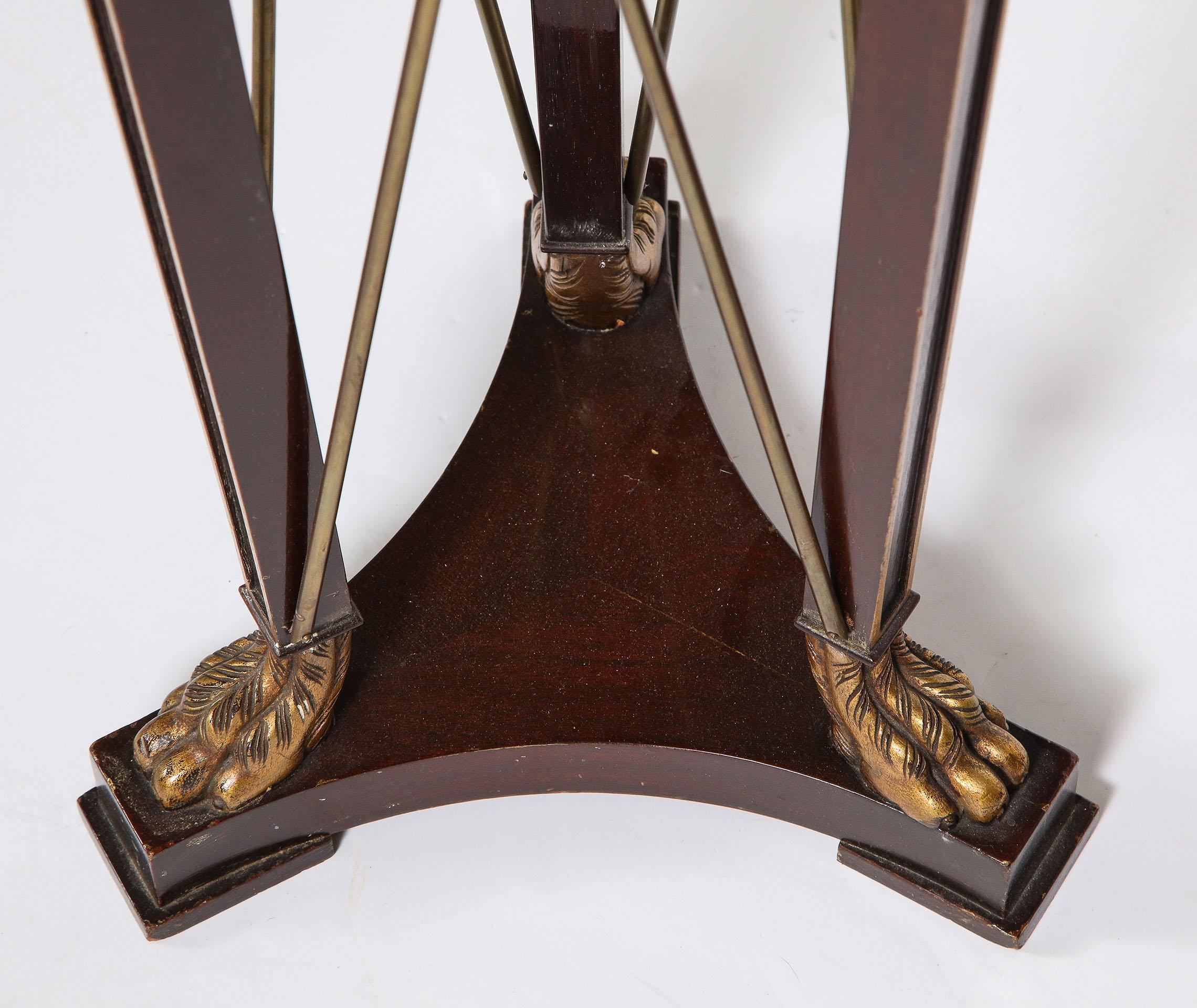 Pair of Regency Style Mahogany Pedestals by Grosfeld House In Good Condition In New York, NY