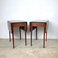 Pair of Regency Style Mahogany Pembroke Drop-Leaf Tables