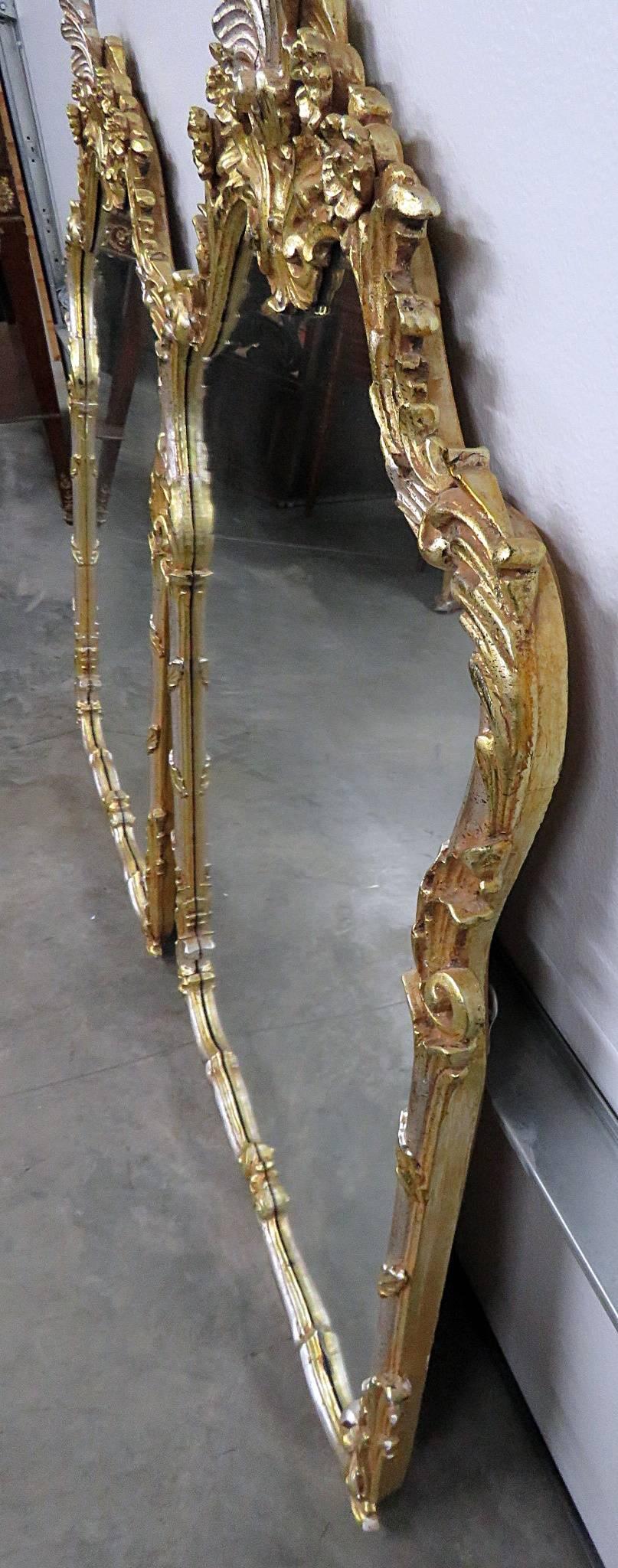 Pair of Regency Style Mirrors by Labarge In Good Condition In Swedesboro, NJ