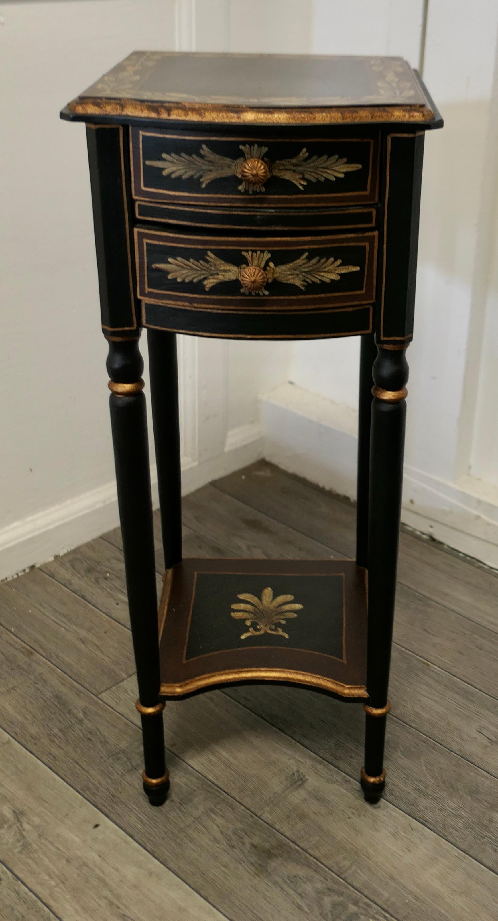 Pair of Regency Style Painted Side Tables or Night Tables  4