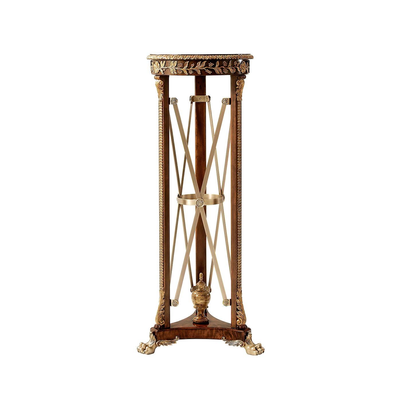 Pair of Regency Style Pedestals In New Condition For Sale In Westwood, NJ