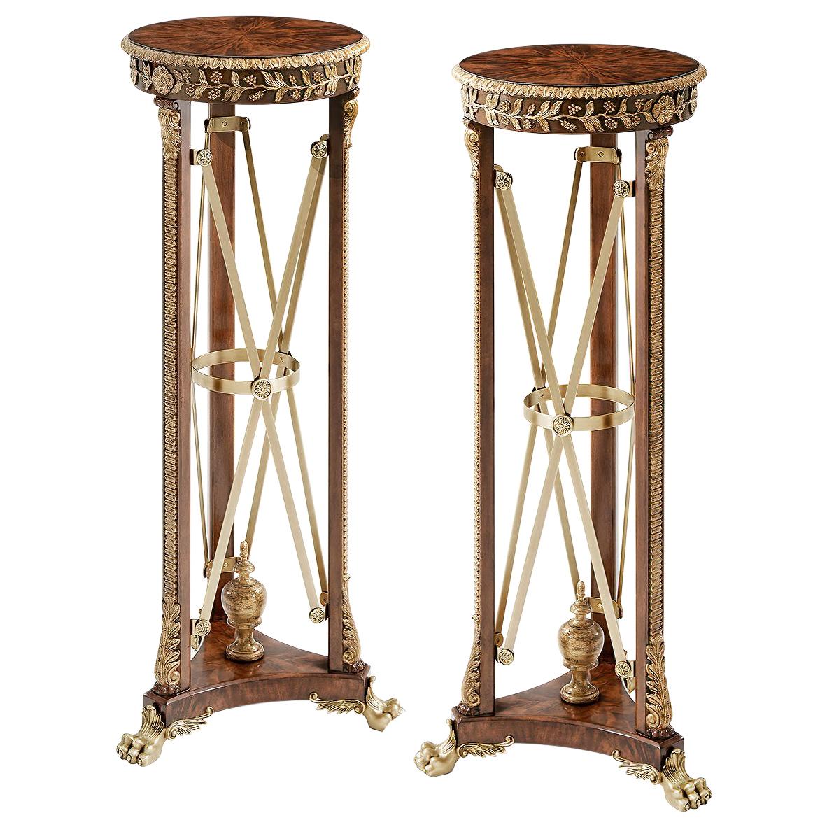 Pair of Regency Style Pedestals