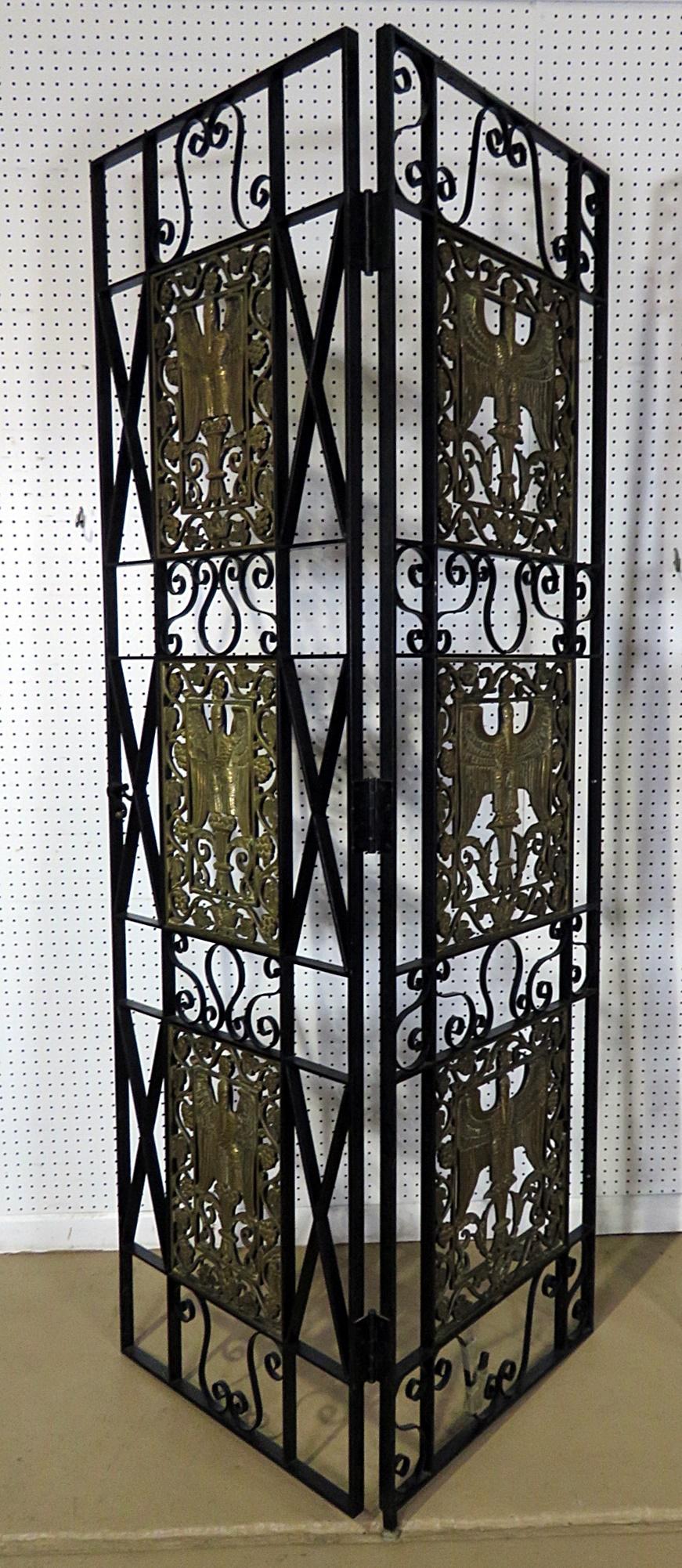 wrought iron room divider