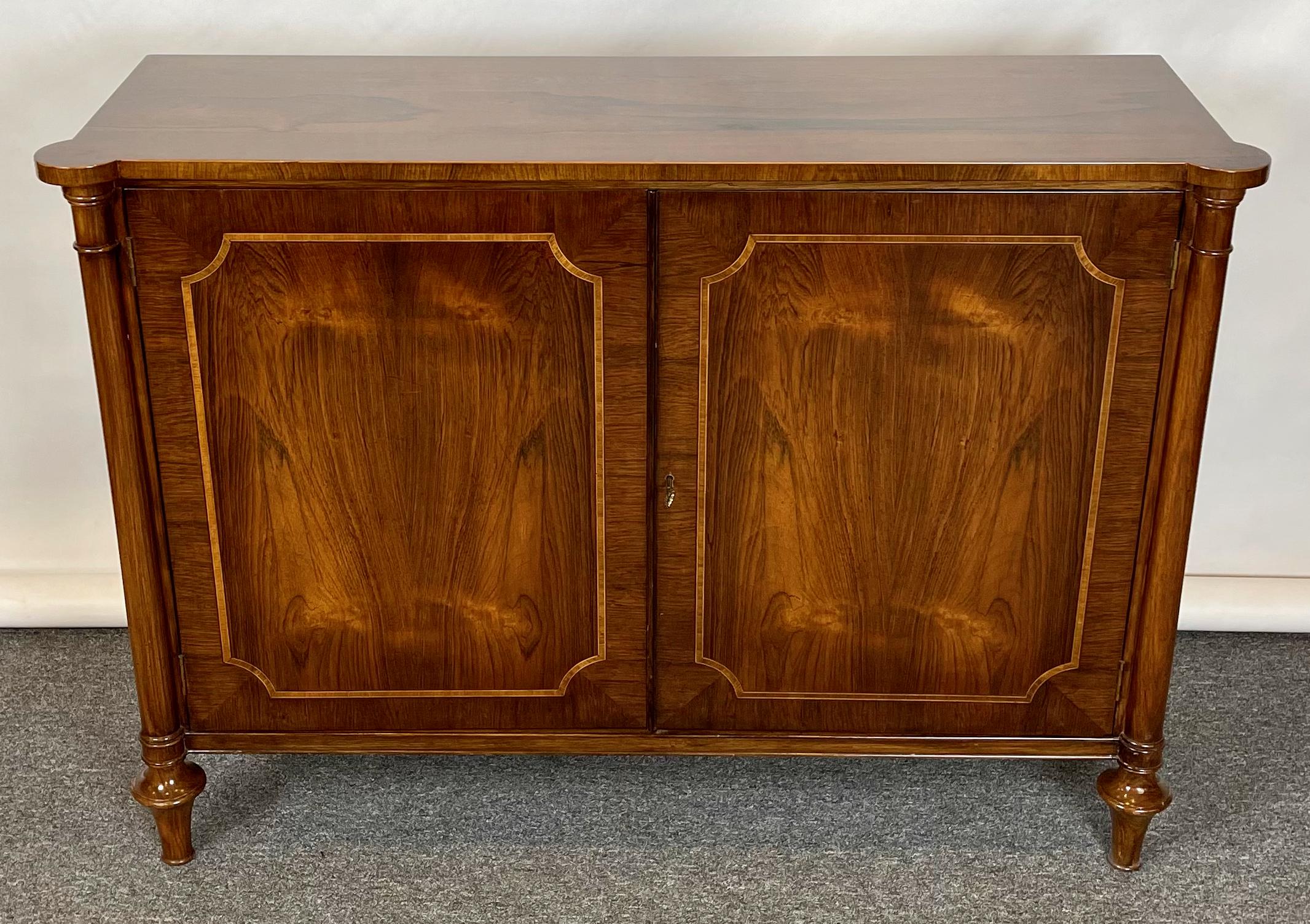 Pair of Regency Style Rosewood Cabinets 1