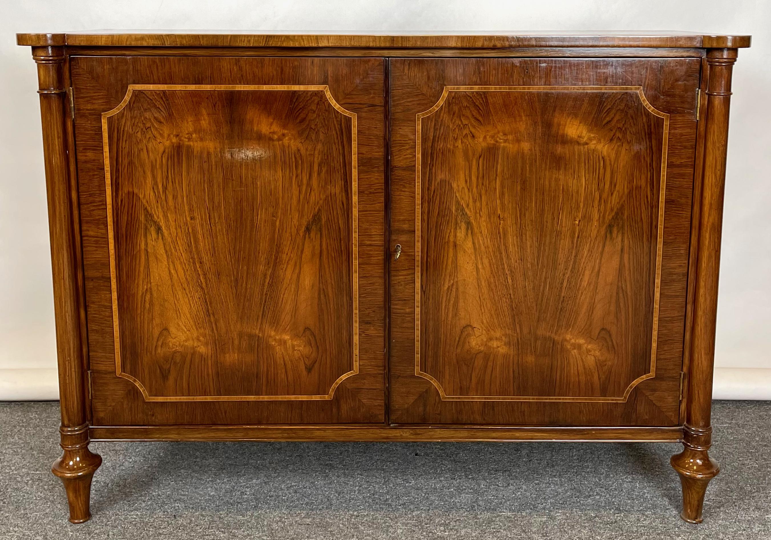 Pair of Regency Style Rosewood Cabinets 3