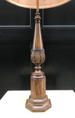 Lampen im Regency-Stil aus Palisanderholz, Paar