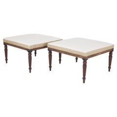 Pair of Regency style stools
