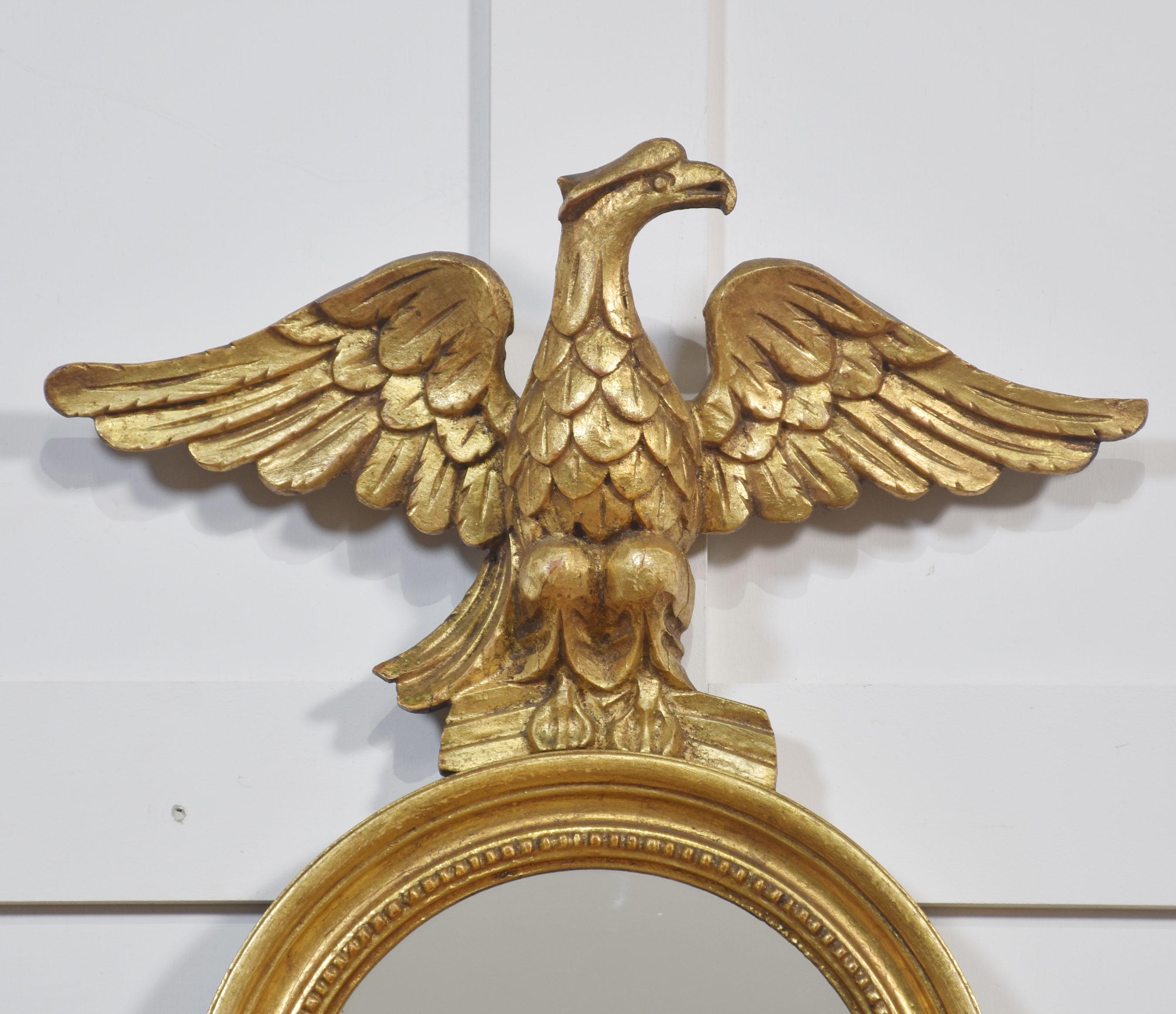 Pair of Regency style wall mirrors For Sale 2