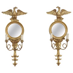 Pair of Regency style wall mirrors