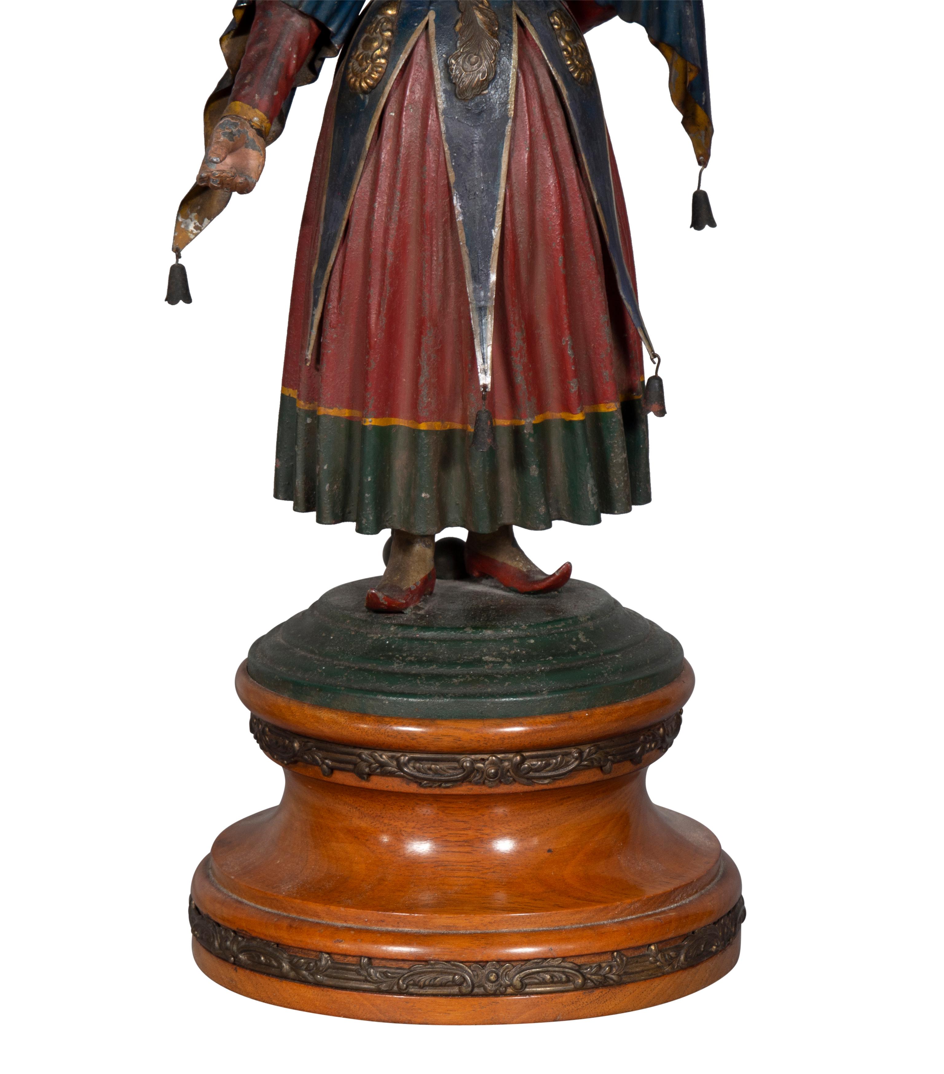 Regency Paire de lampes de table figuratives en tôle de style Régence « Brighton Pavillion » en vente