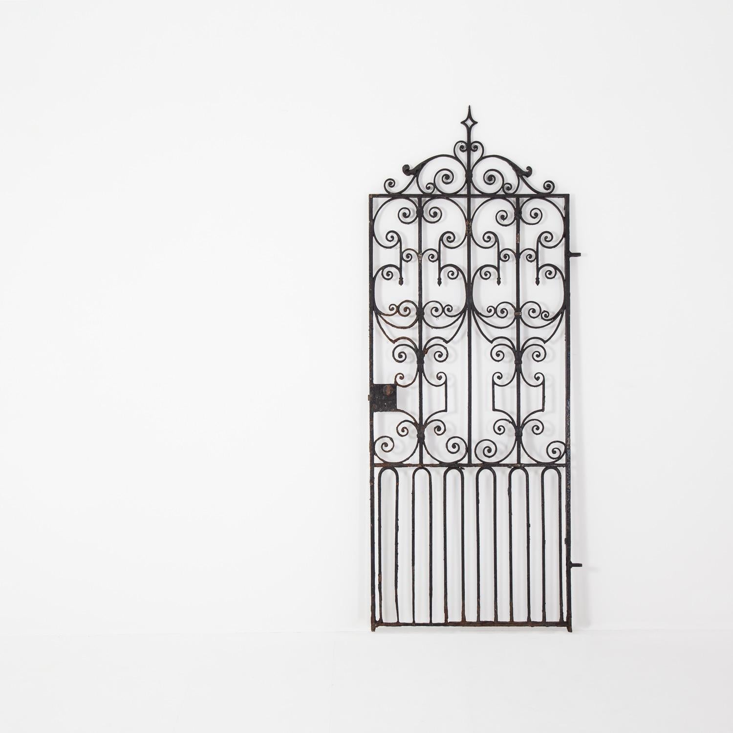 Pair of Regency Wrought Iron Gates, circa 1820 For Sale 2