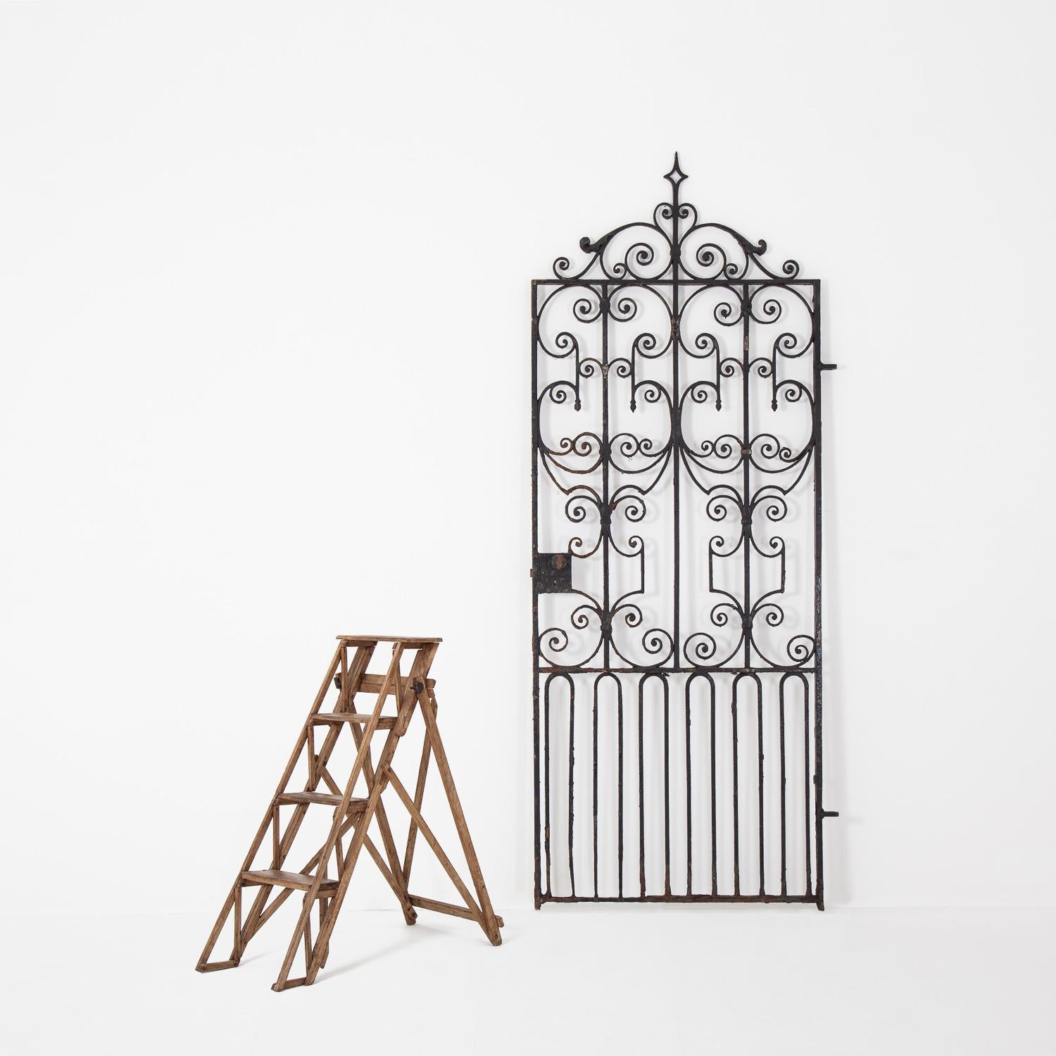 Pair of Regency Wrought Iron Gates, circa 1820 For Sale 3